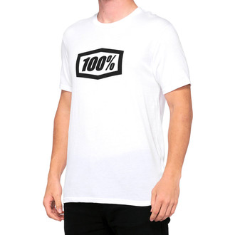 100%® - Icon Men's Tee (Small, White)