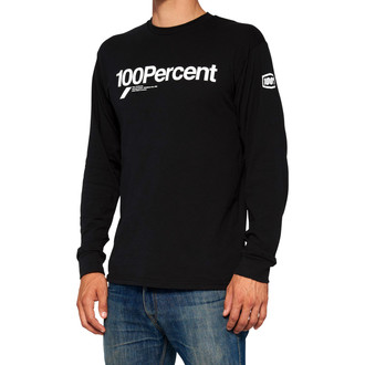 100%® 20006-00000 - Bilto V2 Men's Long Sleeve Tee (Small, Black)