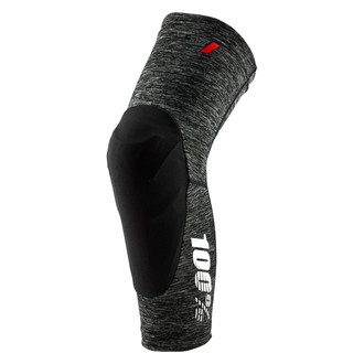100%® - Teratec Medium Gray Heather/Black Knee Guards