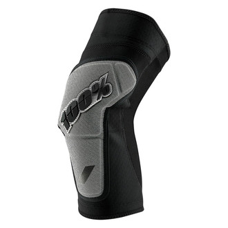 100%® - Ridecamp Large Black/Gray Knee Guards
