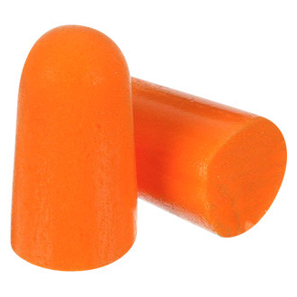 3M® - 1100 Series™ 29 dB Orange Foam Disposable Tapered Uncorded Earplugs (500 Pairs)