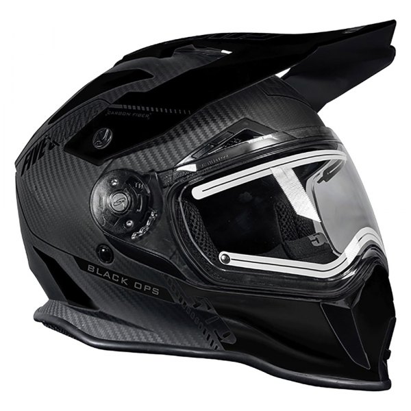 carbon fiber dual sport helmet