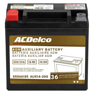 ACDelco® - Auxiliary AGM 200 Battery