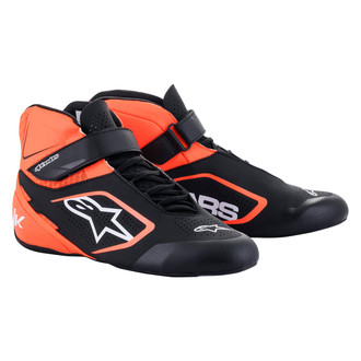 Alpinestars® - 2022 Tech-1 K V2 Black/Fluo Orange/White 11.5 Shoes