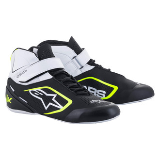 Alpinestars® - 2022 Tech-1 K V2 Black/White/Yellow 12 Shoes