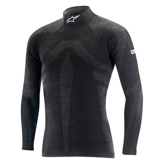 Alpinestars® - ZX Evo V2 Base Layer Top (X-Large/2X-Large, Black/Gray)