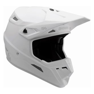 Answer Racing® - AR1 Solid Medium White Off-Road Helmet