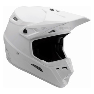 Answer Racing® - AR1 Solid Youth Large White Off-Road Helmet