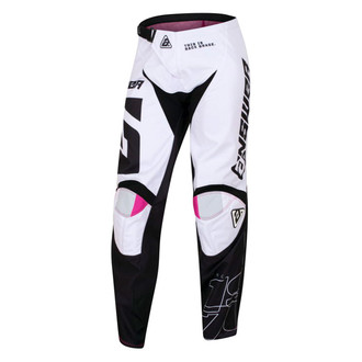Answer Racing® - A23 Sync CC Women's Pants (10, Black/White/Rhodamine)