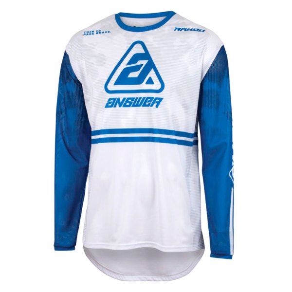 Answer Racing® - A23 Arkon Trials Men's Jersey (Medium, Blue/White)