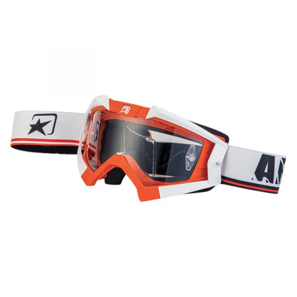 Ariete® - Riding Crows Goggles (Orange/White)