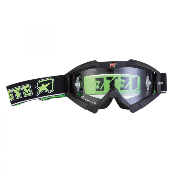 Ariete® - Riding Crows Goggles (Green/Black)