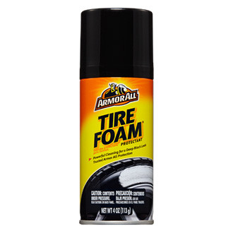 Armor All® 9767C - 4 oz. Spray Bottle Tire Foam Tire Dressing for Deep Black Look