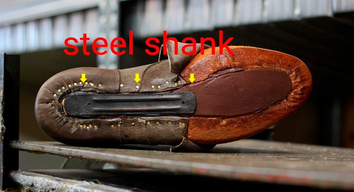 Sole With Steel Shanks