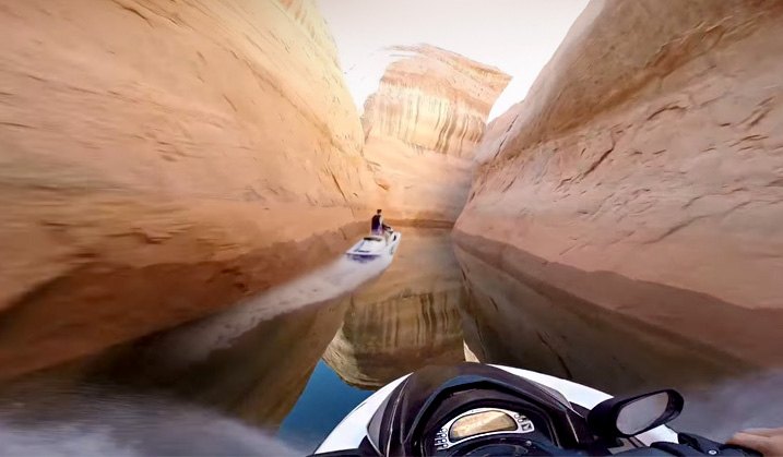 Powersports Helmets Secure Mounting Points For GoPro Cameras