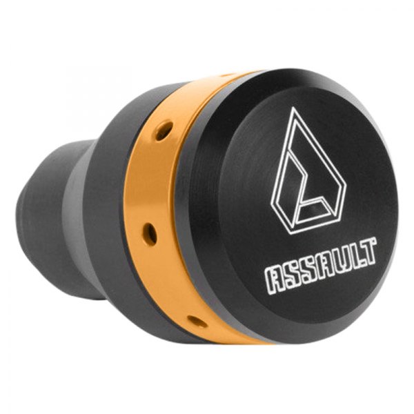 Assault® - Stealth Black/Gold Aluminum Shift Knob