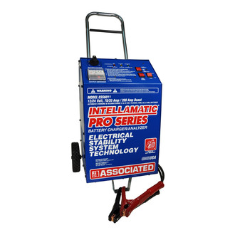 Associated Equipment® - ESS™ 12V/24V 70/35 Charging Amps Wheeled Battery Charger and Power Supply