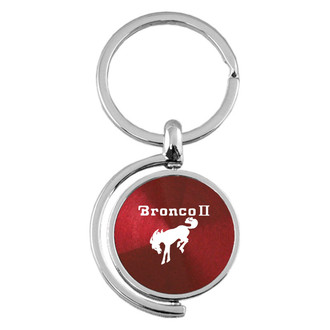 Autogold® - Bronco II Logo Spinner Key Chain