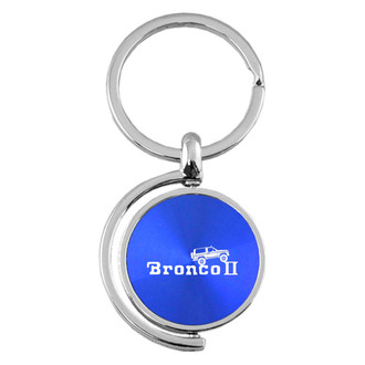 Autogold® - Bronco II Climbing Logo Spinner Key Chain