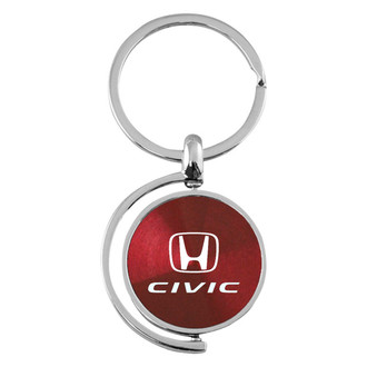 Autogold® - Civic Logo Spinner Key Chain