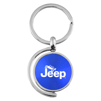 Autogold® - Jeep Climbing Logo Spinner Key Chain