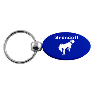 Autogold® - Bronco II Logo Oval Key Chain