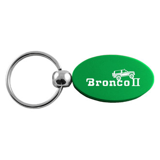 Autogold® - Bronco II Climbing Logo Oval Key Chain