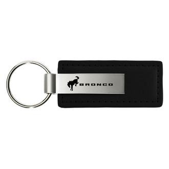 Autogold® - Bronco 2020 Logo Leather Key Chain