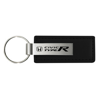Autogold® - Civic Type R Logo Leather Key Chain