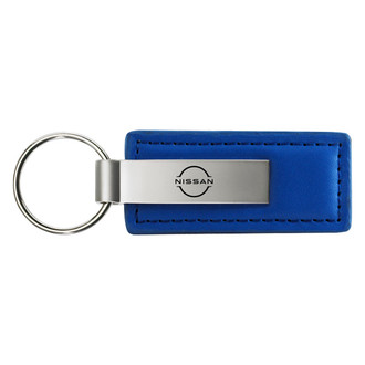 Autogold® - Nissan Logo Leather Key Chain