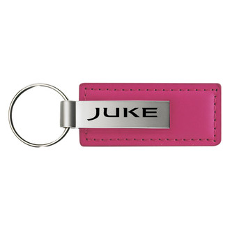 Autogold® - Juke Logo Pink Leather Key Chain