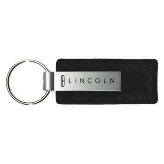 Autogold® - Lincoln Logo Leather Key Chain
