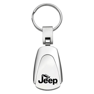 Autogold® - Jeep Climbing Logo Teardrop Key Chain