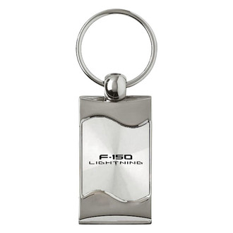 Autogold® - F-150 Lightning Rectangular Wave Key Chain