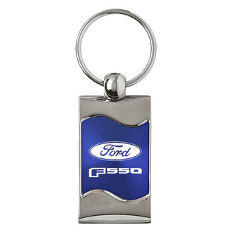 Autogold® - F-550 Logo Rectangular Wave Key Chain