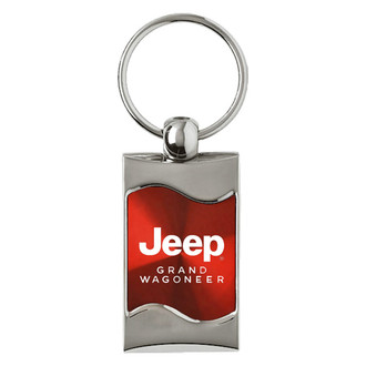 Autogold® - Grand Wagoneer Rectangular Wave Key Chain