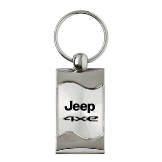 Autogold® - Jeep 4xe Rectangular Wave Key Chain