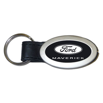 Autogold® - Maverick 2022 Logo Oval Leather Key Chain