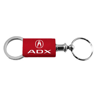 Autogold® - ADX Logo Red Anodized Aluminum Valet Key Chain