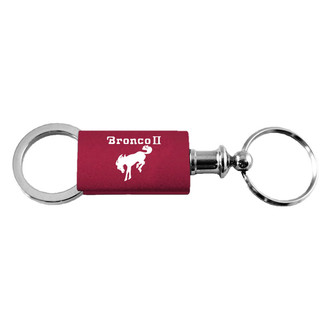 Autogold® - Bronco II Logo Aluminum Valet Key Chain