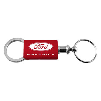Autogold® - Maverick 2022 Logo Red Anodized Aluminum Valet Key Chain