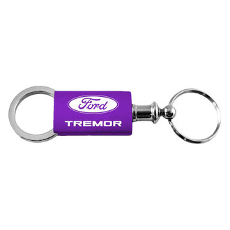 Autogold® - Tremor Logo Purple Anodized Aluminum Valet Key Chain