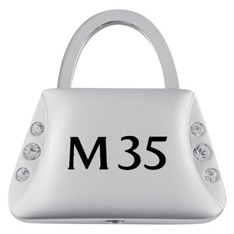 Autogold® - M35 Logo Jeweled Purse Key Chain