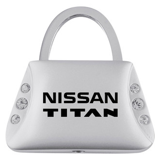Autogold® - Titan Logo Jeweled Purse Key Chain