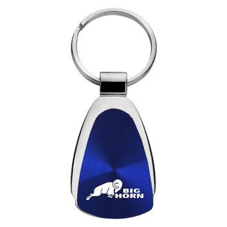 Autogold® - Big Horn Logo Teardrop Key Chain