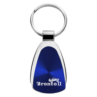 Autogold® - Bronco II Climbing Logo Teardrop Key Chain
