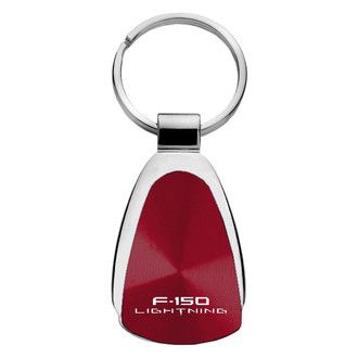 Autogold® - F-150 Lightning Logo Teardrop Key Chain