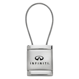Autogold® - Infiniti Logo Satin Chrome Cable Key Fob