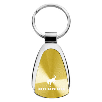 Autogold® - Bronco 2020 Logo Teardrop Key Chain