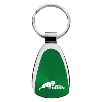 Autogold® - Big Horn Logo Teardrop Key Chain